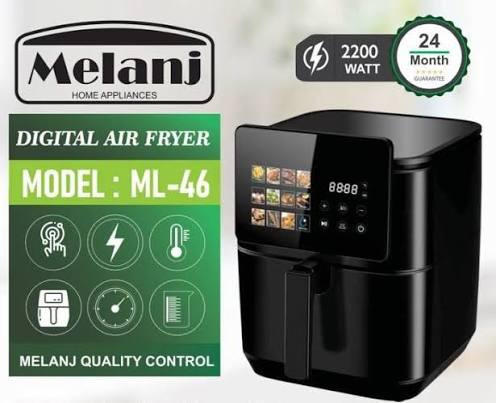 سرخ کن هواپز ملانژ کد 46 نمایشگر تبلتی دو المنته